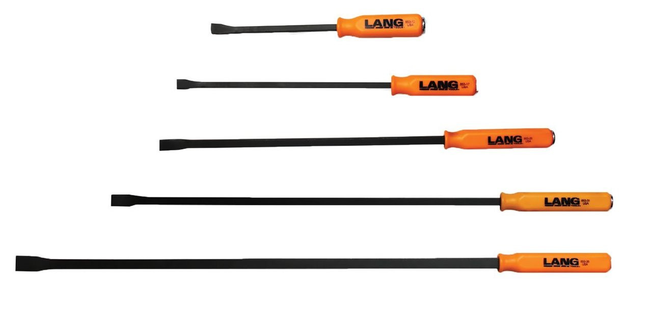 Lang Tools 853-5ST 5pc Curved Pry Bar Set